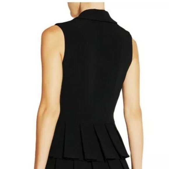 NWOT! BLACK TIE WORTHY SPECIAL!!! Cushnie Pleated Stretch Cady Mini Dress 6 - Picture 3 of 8